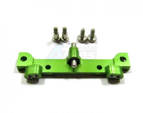 GPM Racing XMods Evolution Touring Aluminum Rear Shock Mount With Screws Set Green