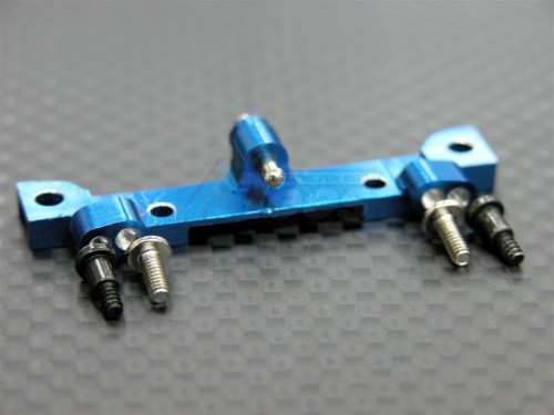 GPM Racing XMods Evolution Touring Aluminum Rear Shock Mount With Screws Set Orange