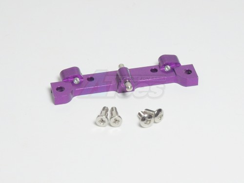 GPM Racing XMods Evolution Touring Aluminum Rear Shock Mount With Screws Set Purple