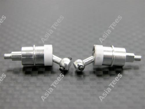 GPM Racing XMods Evolution Touring Aluminum Front Universal Swing Shaft (CVD) For 4WD - 1 Pair Silver