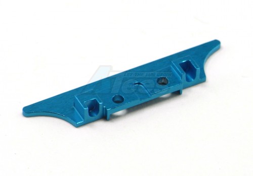 GPM Racing XMods Evolution Touring Aluminum Protector for Front Steering Plate Blue