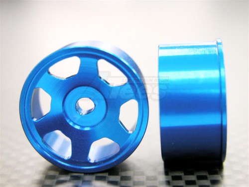 GPM Racing XMods XMods Aluminum Front Sinkage Rims (6 Poles) - 1 pair Blue