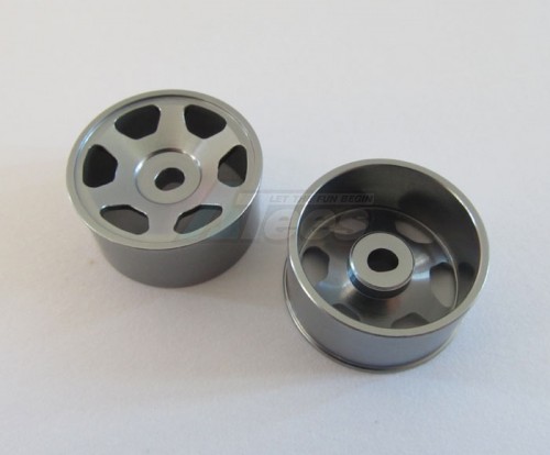 GPM Racing XMods Evolution Touring Aluminum Front Sinkage Rims (6 Poles) For Xm, Xme - 1pr Gun Metal