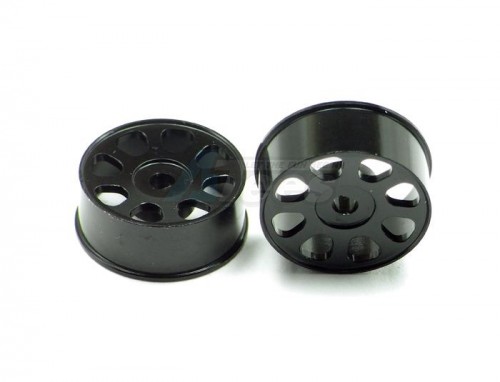 GPM Racing XMods Evolution Touring Aluminum Rear Sinkage Rims (8 Poles) For XM, XME - 1 Pair Black
