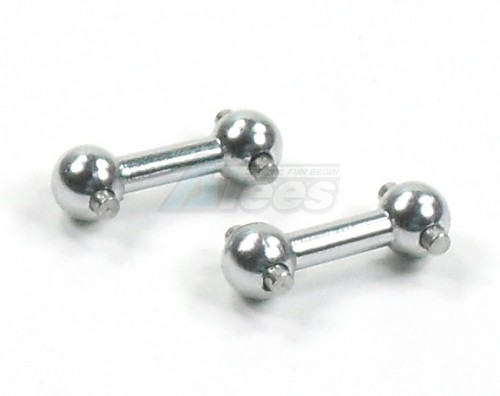 GPM Racing XMods Evolution Touring Aluminum Rear Dog Bone (9.0mm) - 1pr Silver