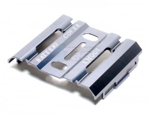 GPM Racing XMods Evolution Touring Aluminum Battery Heat Sink Cover - 1 Piece Gun Metal