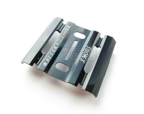 GPM Racing XMods Evolution Touring Aluminum Battery Heat Sink Cover - 1pc Titanium