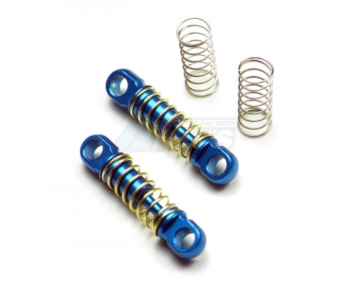 GPM Racing XMods Evolution Touring Aluminum Front Damper (16mm) W/ Springs - 1 Pair Blue