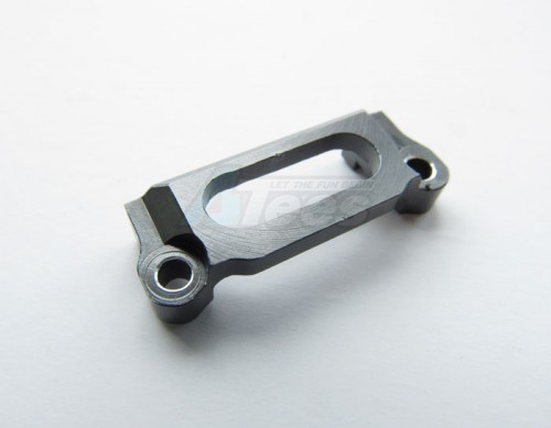 GPM Racing XMods Evolution Touring Aluminum Rear Skid Plate - 1 Piece Gun Metal