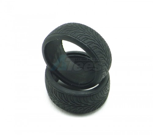 GPM Racing XMods Evolution Touring Rubber Front Radial Tires Shape-d (15 Deg) For GPM Ridgeless Rims - 1pr