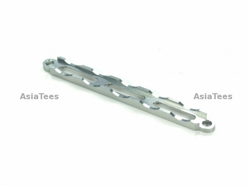 GPM Racing Xray M18 Aluminum Battery Holder Down Strap - 1 Piece Gun Metal