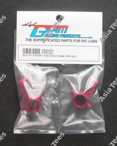 GPM Racing Xray M18 Aluminum Front Knuckle Arm with Delrin Ball Red