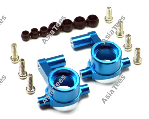 GPM Racing Xray M18 Aluminum Rear Knuckle Arm with Delrin Balls Blue