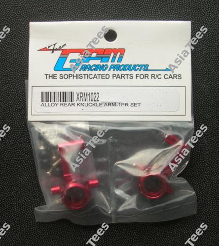 GPM Racing Xray M18 Aluminum Rear Knuckle Arm with Delrin Balls Red