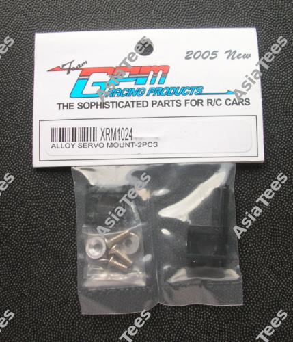 GPM Racing Xray NT18 Aluminum Servo Mount - 2 pc Black
