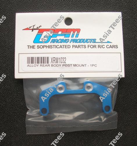GPM Racing Xray M18 Aluminum Rear Body Post Mount - 1pc Blue