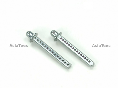 GPM Racing Xray M18 Aluminum Front Body Posts - 1 Pair Gun Metal