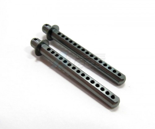 GPM Racing Xray M18 Aluminum Rear Body Posts - 1pr Gun Metal