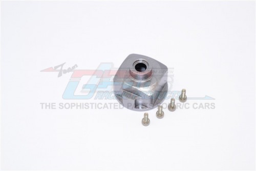 GPM Racing Axial Yeti Aluminium Diff Case - 1Pc Set For Yeti EXO Wraith SCX10 Gun Metal