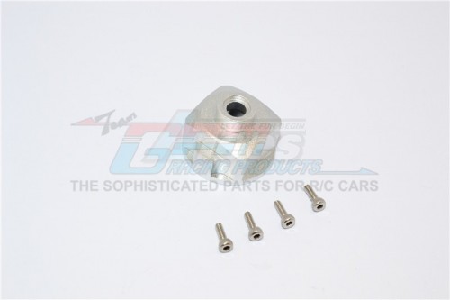 GPM Racing Axial Yeti Aluminium Diff Case - 1Pc Set For Yeti EXO Wraith SCX10 Silver