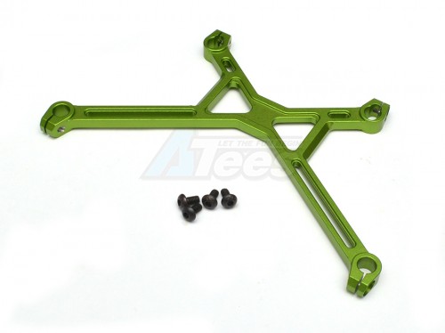 GPM Racing Axial Yeti Aluiminium Battery Holder - 1 Pc Set Green