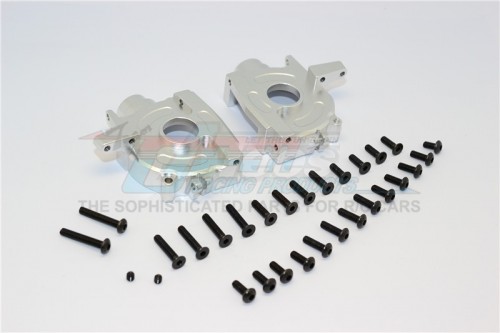 GPM Racing Axial Yeti Aluiminium Battery Holder - 1 Pc Set Silver