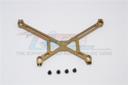 GPM Racing Axial Yeti Aluiminium Battery Holder - 1 Pc Set Titanium