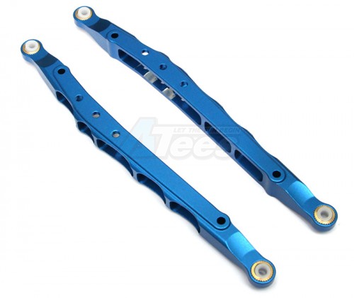 GPM Racing Axial Yeti Aluminium Rear Lower Chassis Link Parts - 1Pr Blue