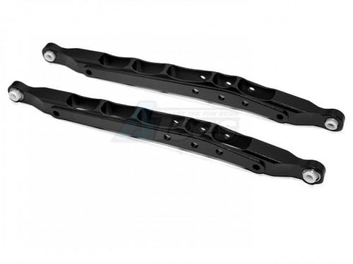 GPM Racing Axial Yeti Aluminium Rear Lower Chassis Link Parts - 1Pr Black