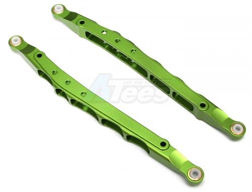 GPM Racing Axial Yeti Aluminium Rear Lower Chassis Link Parts - 1Pr Green
