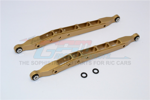 GPM Racing Axial Yeti Aluminium Rear Lower Chassis Link Parts - 1Pr Titanium
