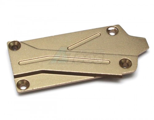 GPM Racing Axial Yeti Aluminimum Chassis Electronic Components - 1Pc Titanium