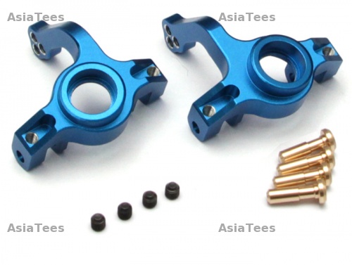 GPM Racing Axial Yeti Aluminium Front Knuckle Arm - 1Pair Set Blue