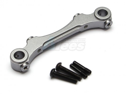 GPM Racing Axial Yeti Aluminum Front Body Post Mount - 1Pc Set Gun Metal