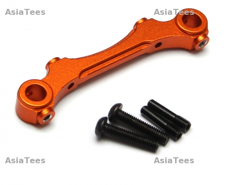 GPM Racing Axial Yeti Aluminum Front Body Post Mount - 1Pc Set Orange
