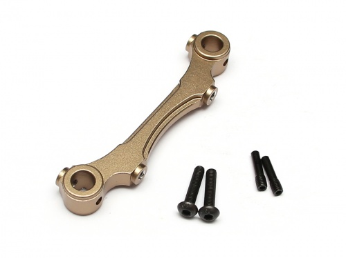 GPM Racing Axial Yeti Aluminum Front Body Post Mount - 1Pc Set Titanium