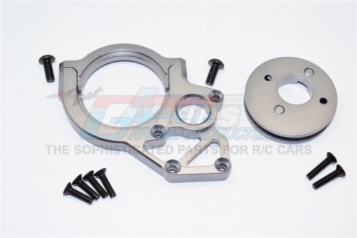 GPM Racing Axial Yeti Aluminium Transmission Motor Mount - 3Pcs Set Gun Metal