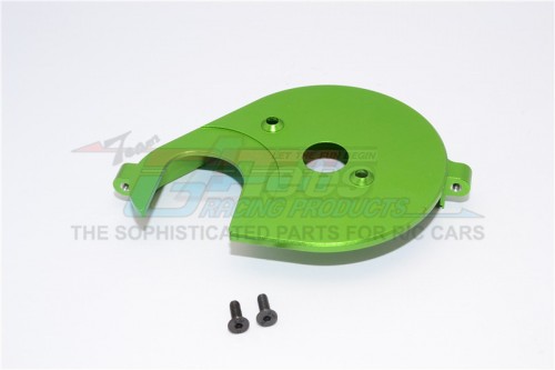 GPM Racing Axial Yeti Aluminium Spur Gear Cover Plate - 1Pc Set Green