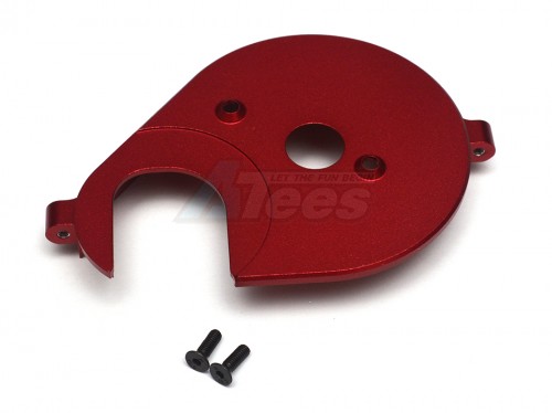 GPM Racing Axial Yeti Aluminium Spur Gear Cover Plate - 1Pc Set Red