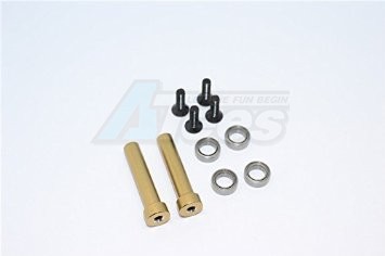 GPM Racing Axial Yeti Aluminium Steering Assembly Posts With Bearings - 2Pcs Set Titanium