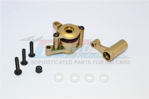 GPM Racing Axial Yeti Aluminium Steering Assembly - 6Pcs Set Titanium