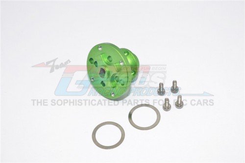 GPM Racing Axial Yeti Aluminium Heavy Duty Differential Locker - 1Pc Set Green