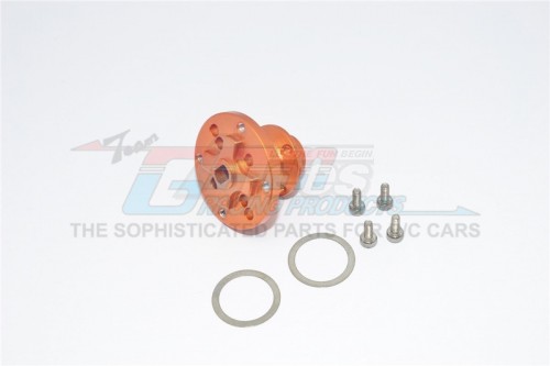 GPM Racing Axial Yeti Aluminium Heavy Duty Differential Locker - 1Pc Set Orange
