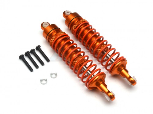 GPM Racing Axial Yeti Aluminium Front Adjustable Spring Damper (95MM) - 1Pr Set Orange