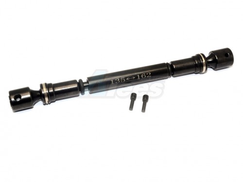 GPM Racing Axial Yeti Harden Steel Main Shafts - Adjustable Design 1 Pc Black
