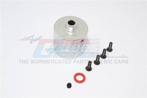 GPM Racing Axial Yeti XL Aluminium Front Differential Case - 1Pc Set Silver