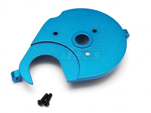 GPM Racing Axial Yeti XL Aluminium Spur Gear Cover Plate - 1Pc Set Blue
