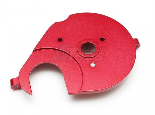 GPM Racing Axial Yeti XL Aluminium Spur Gear Cover Plate - 1Pc Set Red