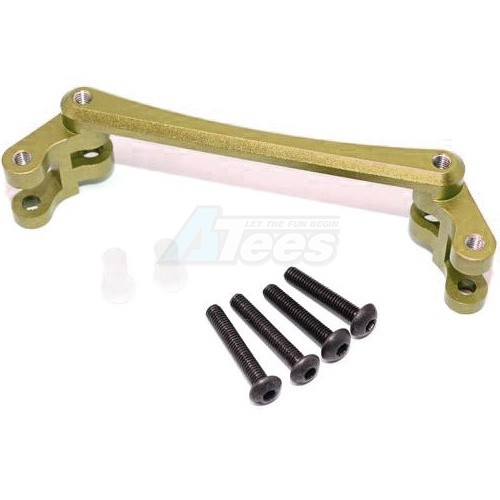 GPM Racing Axial Yeti XL Aluminium Steering Mount - 1Pc Set Titanium