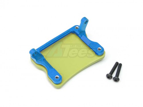 GPM Racing Axial Yeti XL Composite Rear Axle Protector with Aluminum Mount Blue